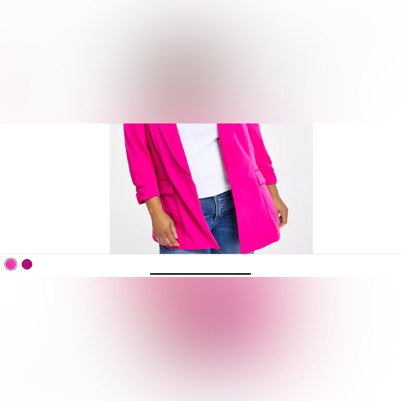 BAR III STYLISH DRAPE BLAZER This blazer can be worn over a variety of looks. - Picture 3 of 3